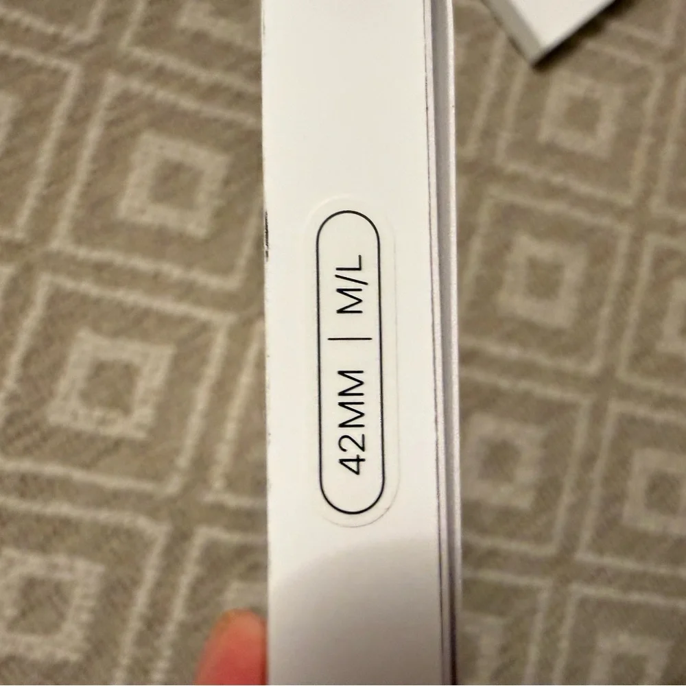 NWT Apple Watch Sport Band - Light Blush Sand - 42mm M/L